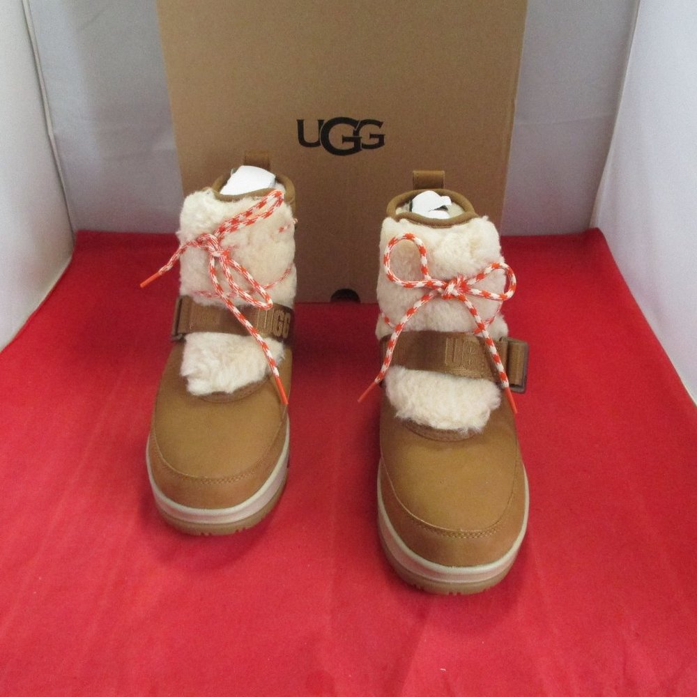 UGG Classic Weather Hiker Boots $200 - US Size 8 1/2 - Chestnut - #769 - Picture 4 of 14